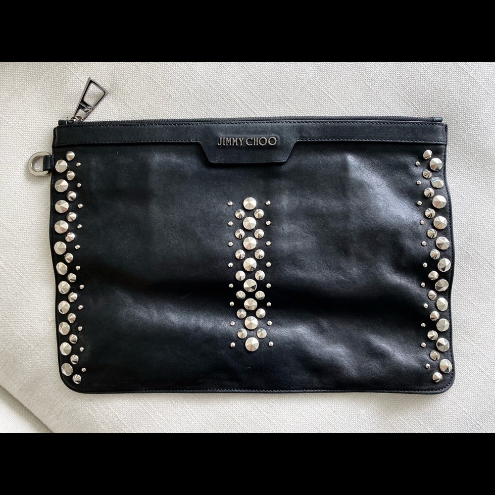 Authentic Jimmy Choo Studded Clutch